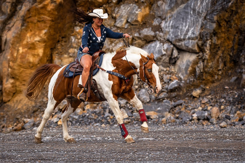 AlpenPad 2.0 Butterfly Pad – maximale Widerrist & Schulterfreiheit – Grau / helles Leder