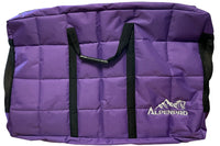 AlpenPad – gepolsterte & bestickte Premium Padtasche & Blankettasche – mit zwei Fächern