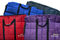 AlpenPad – gepolsterte & bestickte Premium Padtasche & Blankettasche – mit zwei Fächern