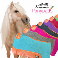 AlpenPad wool felt western pad black