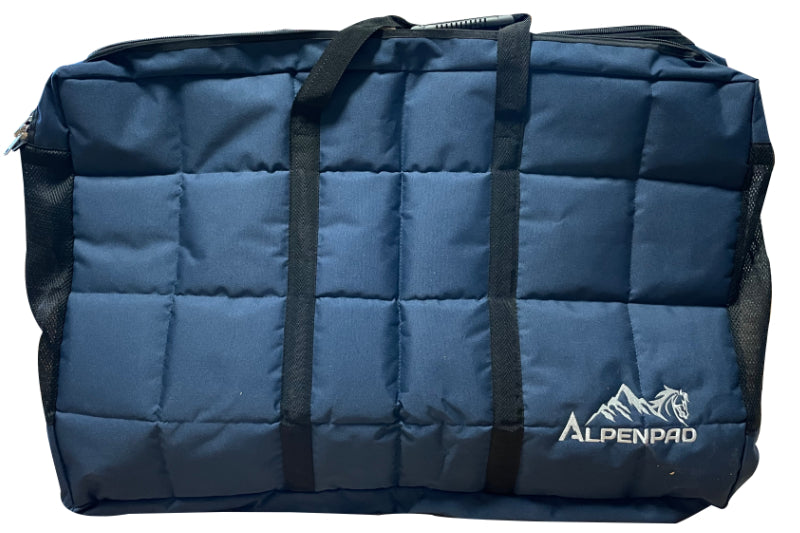 AlpenPad – gepolsterte & bestickte Premium Padtasche & Blankettasche – mit zwei Fächern
