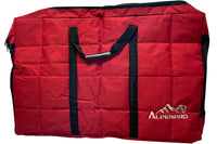 AlpenPad – gepolsterte & bestickte Premium Padtasche & Blankettasche – mit zwei Fächern