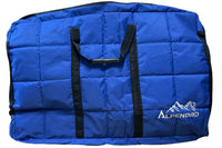 AlpenPad – gepolsterte & bestickte Premium Padtasche & Blankettasche – mit zwei Fächern