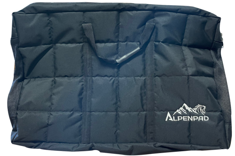 AlpenPad – gepolsterte & bestickte Premium Padtasche & Blankettasche – mit zwei Fächern