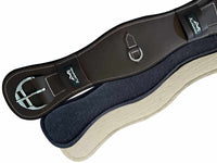 AlpenPad Pro Line Westernsattelgurt – Leder mit Filzunterseite