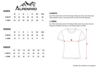 AlpenPad – Besticktes Baumwoll Shirt  – Pink - Horse_Art_Bodensee