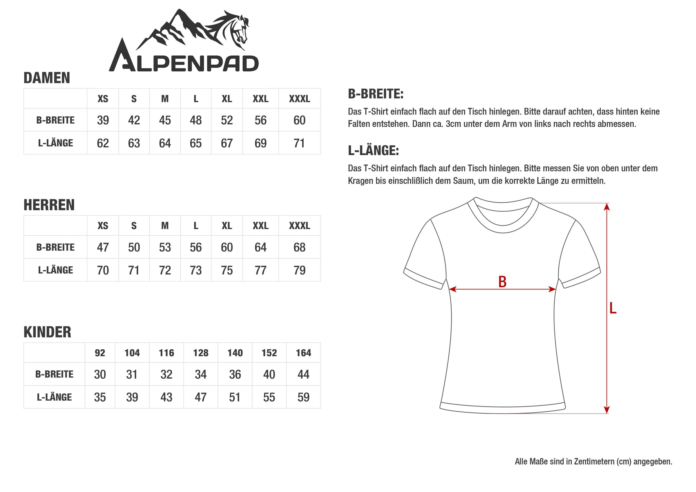 AlpenPad – Besticktes Baumwoll Shirt  – Pink - Horse_Art_Bodensee