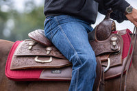 AlpenPad wool felt western pad black