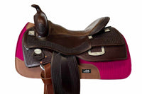 AlpenPad 2.0 – High Quality Filzpad Pink  / helles Leder – Kurzgröße 75 cm