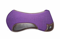 AlpenPad wool felt western pad black