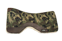 AlpenPad Working Line – Canvas Pad mit Fellunterseite – Pro Line Schnitt – Green Camouflage– 79 cm oder 75 cm