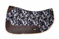 AlpenPad Working Line – Roundskirt 70 cm / Canvas Pad mit Fellunterseite – Grey Camouflage