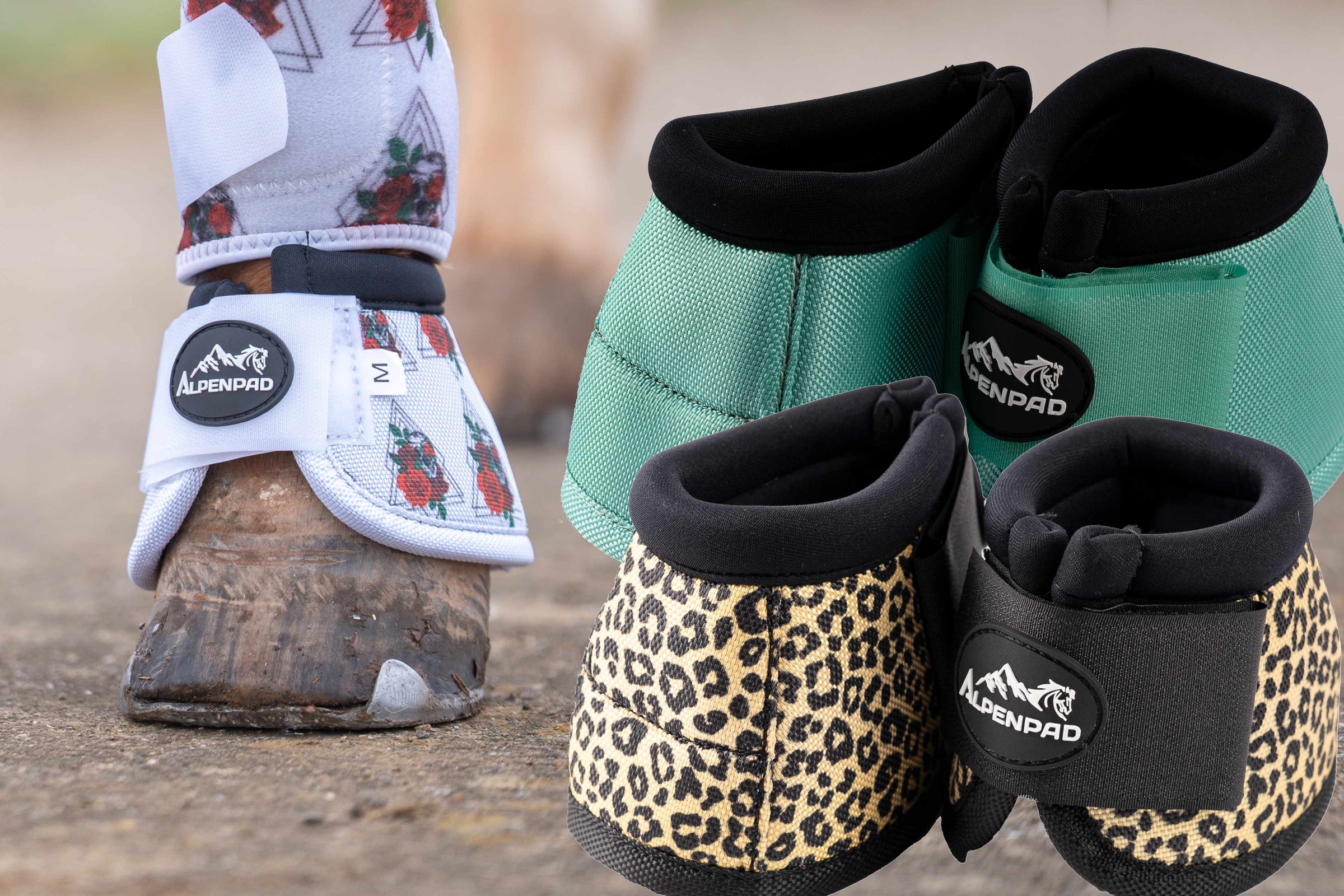 AlpenPad – EquiShield Hufglocken – 20 Farben & Styles