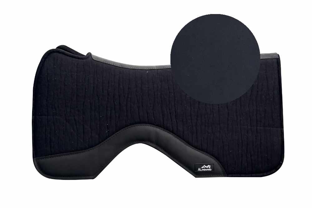 AlpenPad Pro Line – High Quality Performance Westernpad – Black / brown leather