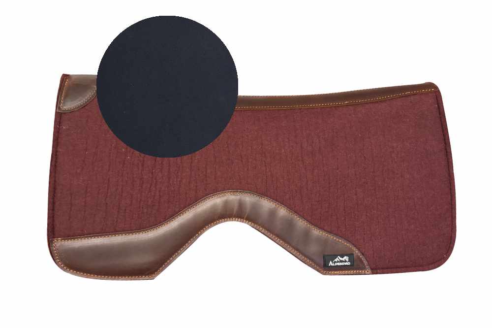 AlpenPad Pro Line – Performance Westernpad Rost – Neoprenunterseite