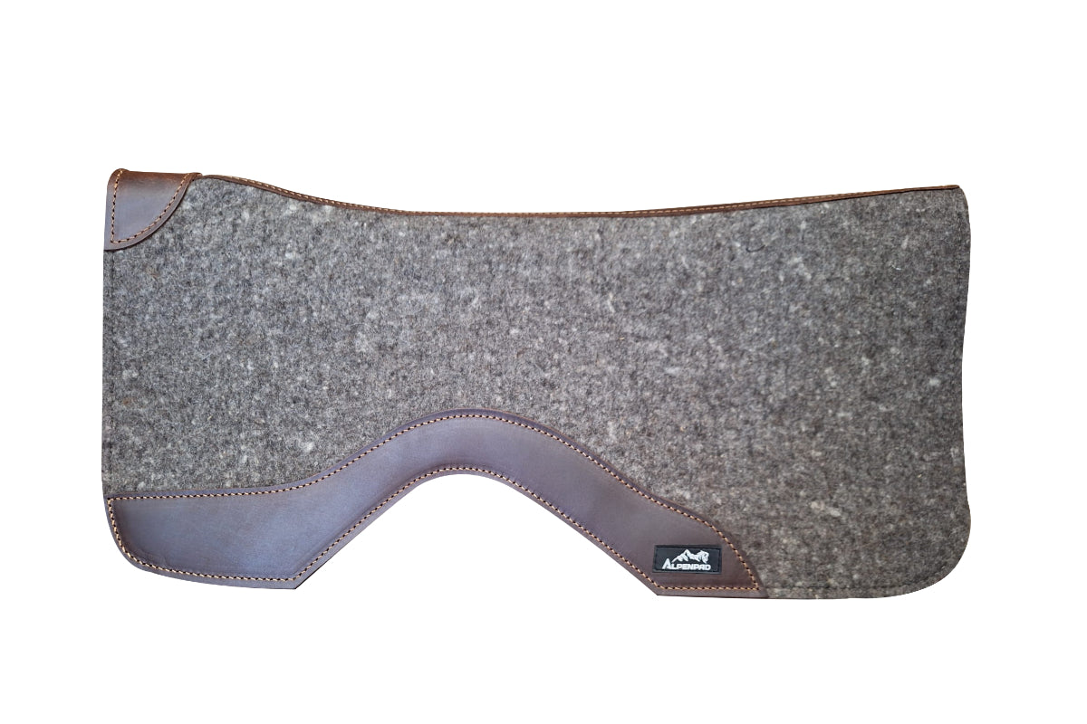 AlpenPad wool felt western pad black