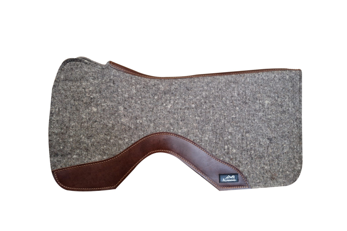 AlpenPad wool felt western pad black