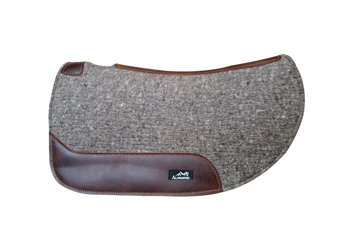 AlpenPad wool felt western pad black