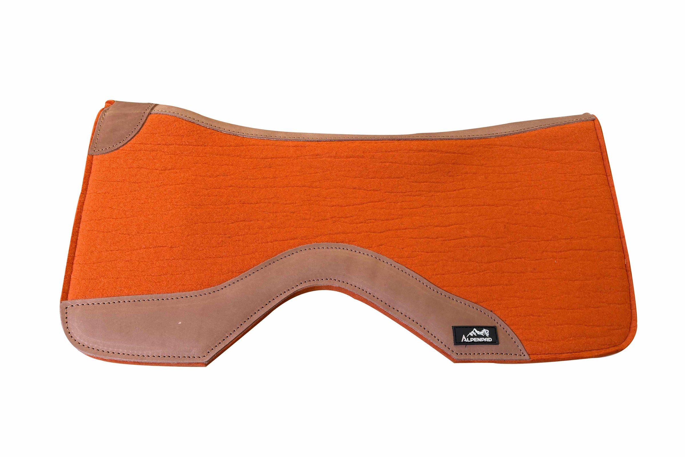 AlpenPad Pro Line – Performance Westernpad Orange / helles Leder