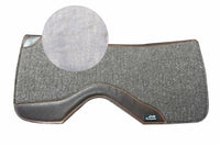 AlpenPad Pro Line – Performance Westernpad Grey – Fleeceunterseite