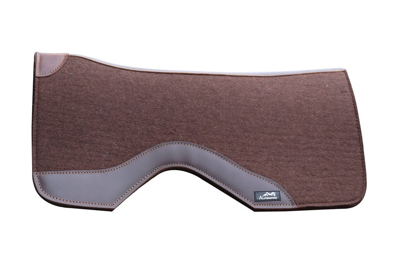 Sottosella Western Imports In Feltro Rotondo – 74x84 Cm, Imbottitura In Lana Per Cavalli, Assorbe Urti E Sudore