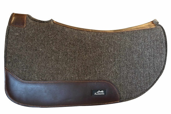 AlpenPad wool felt western pad black