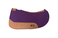 *B-Ware* AlpenPad 2.0 – Roundskirt Westernpad 70 cm – lila / helles Leder