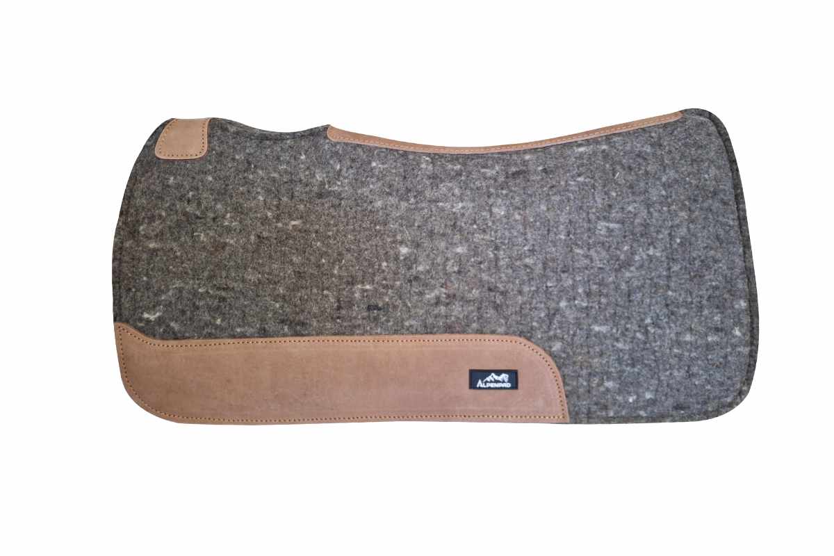 AlpenPad wool felt western pad black