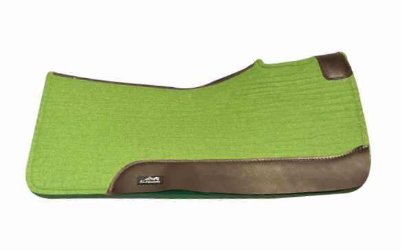 AlpenPad – Green Neoprene Western Pad – normal length or short size available