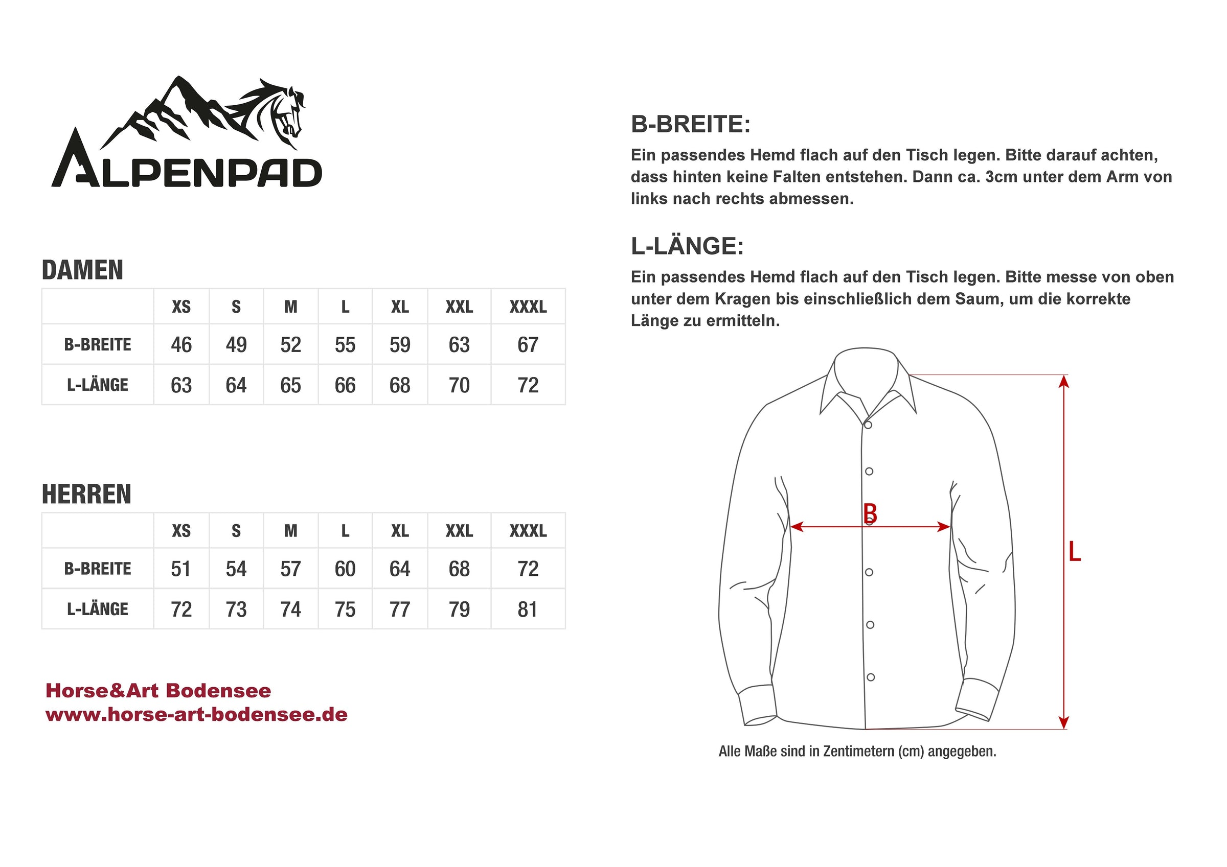 AlpenPad Showhemd / Herren / türkis - Horse_Art_Bodensee